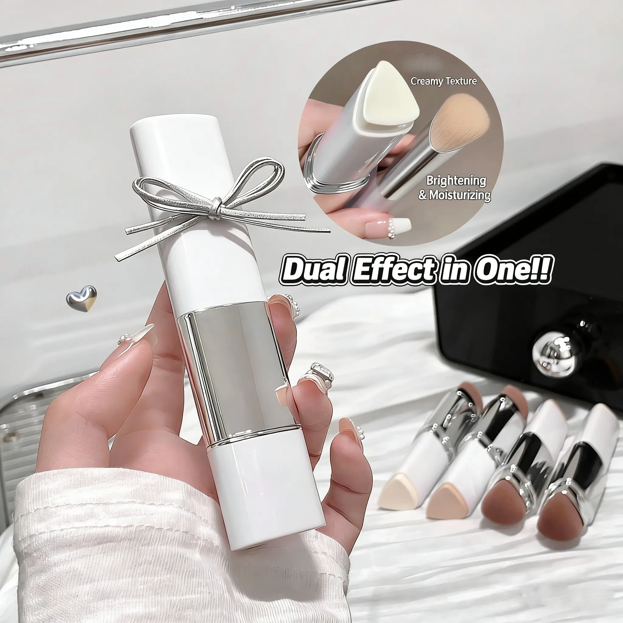 Double-Ended Contour Duo Stick, Cosmetic Makeup for Face Contouring