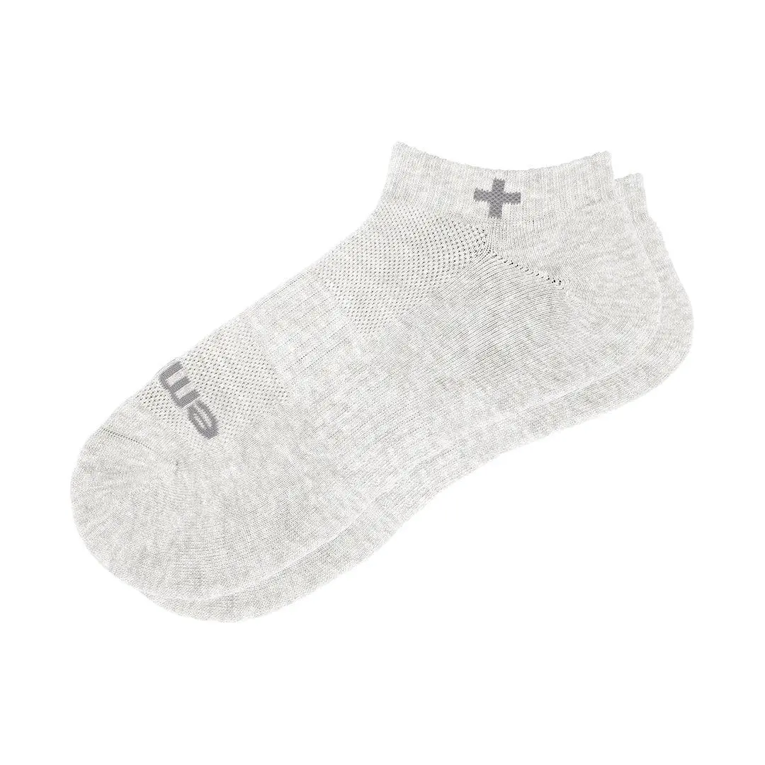 EMUAID Ionic Silver Socks Gray Unisex All Seasons Compression Day Layer Natural Anti-Odor Antimicrobial Technology Moisture-Wicking