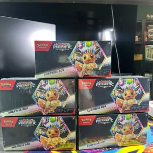 Premium Pokemon Card Box Break #002- 5 Prismatic Evolutions Surprise Boxes