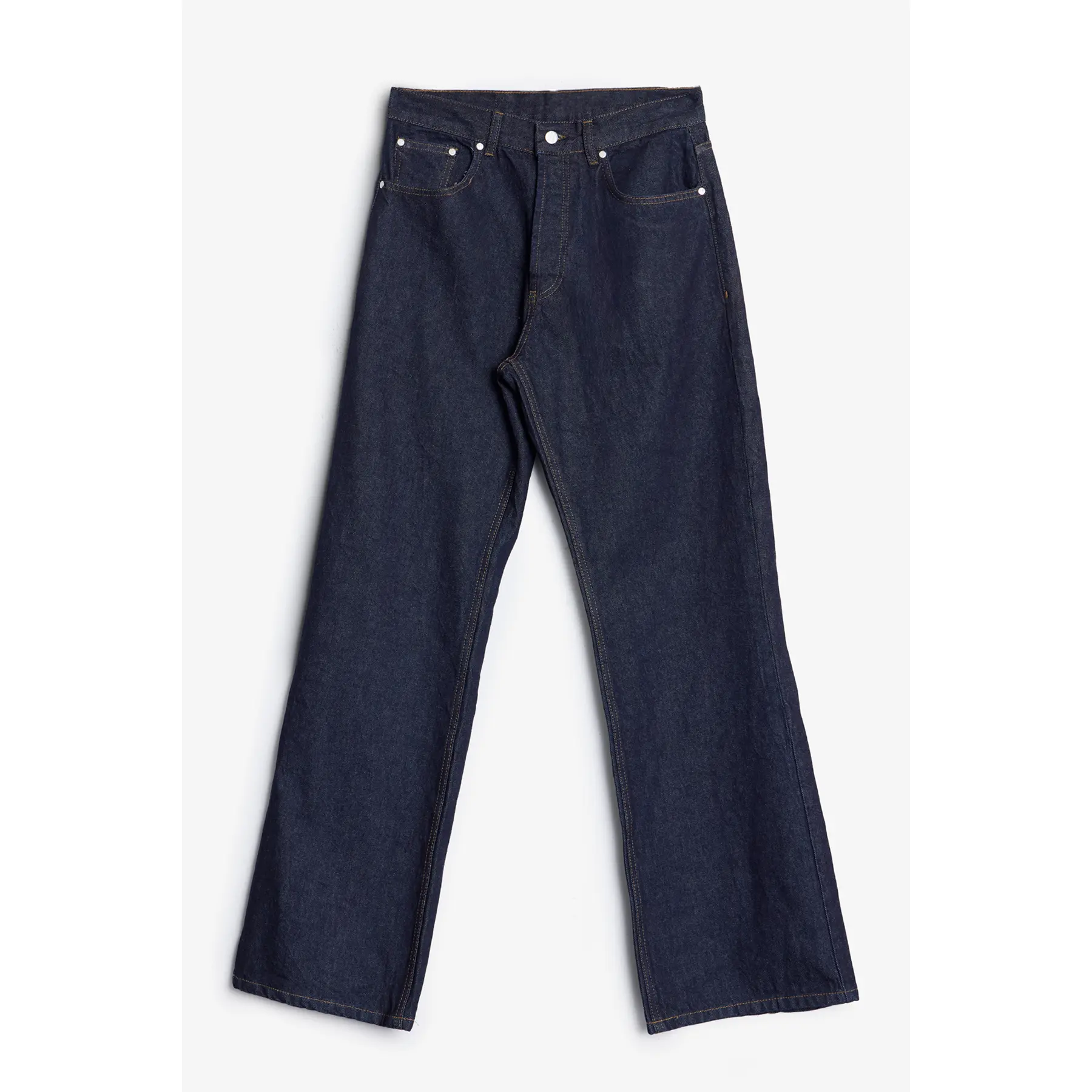 mnml G:04 Relaxed Flare Denim - Rinsed Indigo