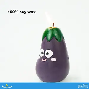 Eggplant Shape Candle -2026 Spring Decor, Easter Gifts, Cute Room Decor, Birthday Gifts, Anniversary Gifts, Gifts for Boyfriend, Gifts for Friends, Room Decor, Shaped Candles, Scented Candles, Candles, Desk Decor