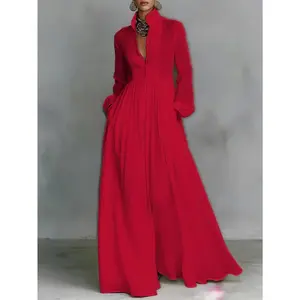 SYHAN 2026 Women's Long-Sleeve 3-Piece Outfits - Elegant Single-Breasted Shirt, Mid-Length Skirt & Maxi Dress, Trendy Formal-Chic Style for Summer Commute