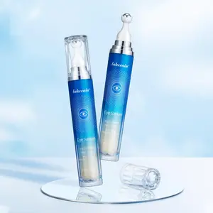 Lakerain 1 Count/2 Counts Eye Serum, Under Eye Roller Cream For Dark Circles And Puffiness, Eye Treatment Serum With 360° Massage Ball