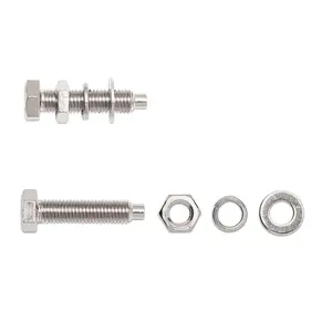 212 MAIN Rock Tamers M10 Ball Mount Clamp Bolt Kit - Lightweight Plated Steel M10 Ball Clamp, Includes Washers for Secure Hub (Sports Collectibles Accessory)