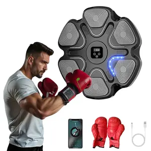 1）Bluetooth Music Boxing Machine with Gloves, Wall-Mounted Home Workout Target, Typec Charging, Punching Target boxing music machine with gloves Adults