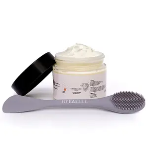 Opraelle Organic Whipped Grass-Fed Beef Tallow & Raw Honey Balm - 4oz All-Natural Handmade Body Care, Hydrating Nourishing Cream with Applicator for Dry Sensitive Normal Skin (Beef Tallow for Skin)