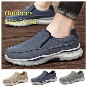 Men's Fashionable Casual Shoes Sports Shoes Summer Breathable Sports Shoes Running Shoes Slow Running Tennis Shoes Flat Shoes Thick Soled Canvas Shoes