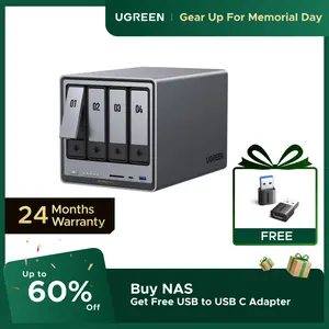 UGREEN NASync DXP4800 Pro 4-bay,Intel Core i3-1315U Processor CPU, 10GbE + 2.5GbE LAN, Dual M.2 NVMe SSD SlotsProcessor CPU, 10GbE + 2.5GbE LAN, Dual M.2 NVMe SSD Slots, （Drives Not Included）-tiktokshopmemorialday