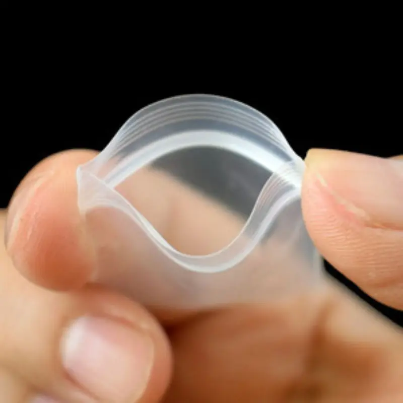 100 Small Plastic Bags, Reusable Transparent Jewelry Bags, Portable Mini Bags, Polyester, 3 Sizes, Zippered Self-Sealing