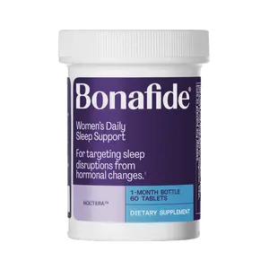 Bonafide Noctera for Daily Sleep Support 1-Month Supply 60 Tablets Hormone-Free Dietary Supplement