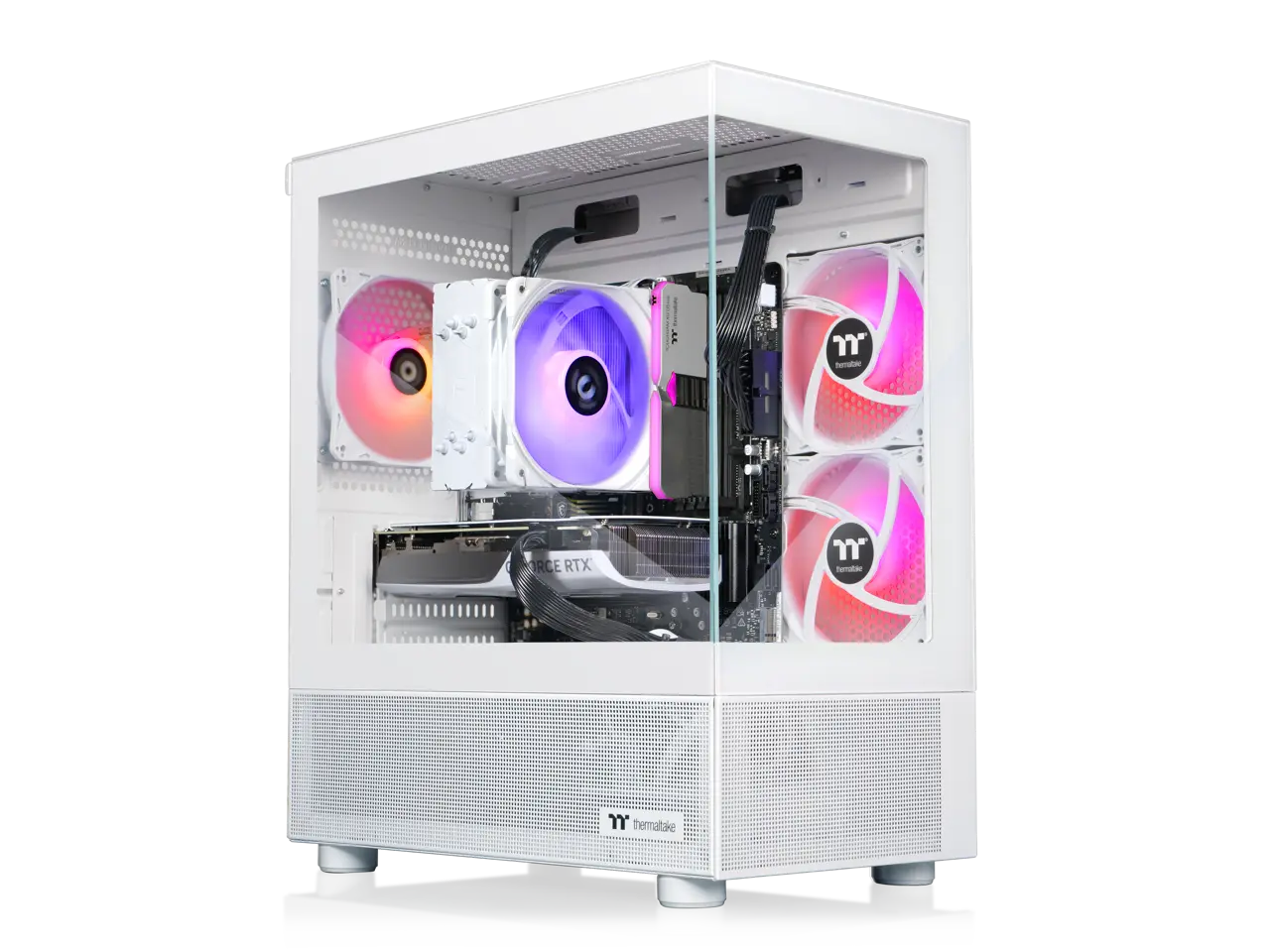 Thermaltake Gaming Desktop PC V17S-B650-560-LCS AMD Ryzen 7 8700F 16GB DDR5 1TB NVMe SSD GeForce RTX 5060 Windows 11 Home