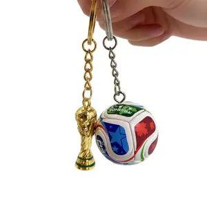 2026 USA-Canada-Mexico Soccer Trophy Keychain Set | Deluxe Sports Fan Accessories