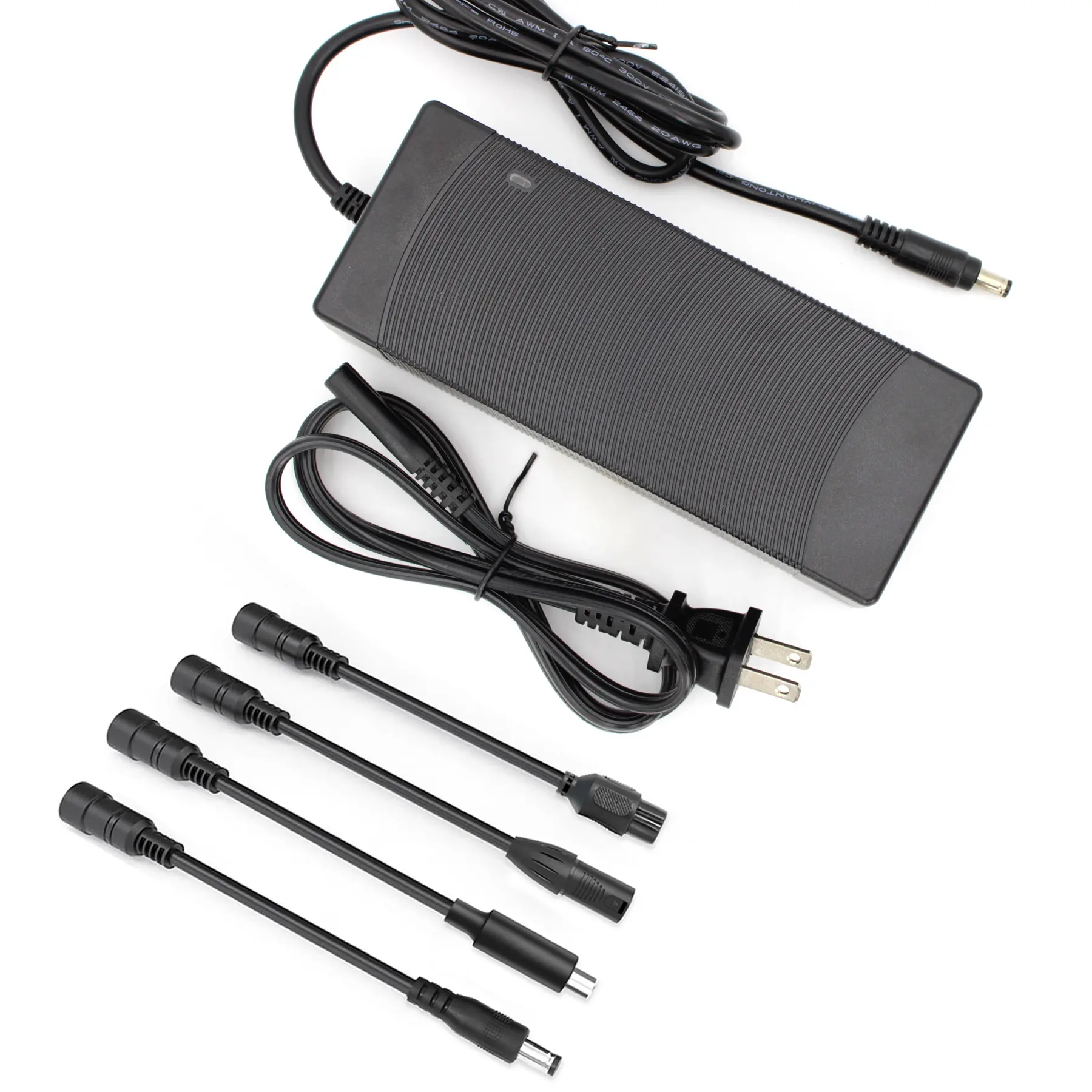 54.6V 2A Charger for 48V-54.6V Lithium Battery Charger, with 5.5x2.1mm Jack Round Connector, for GOTRAX GXL V2, G2, G3, G4, Apex, Glider, XR Elite, XR Ultra