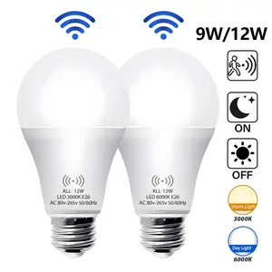 Kasotile Motion Sensor LED Bulb, 12w Equivalent 100w, 3000k/6000k, E26/e27 Base, Indoor Outdoor Lighting, Energy Efficient, Modern Mood Lighting