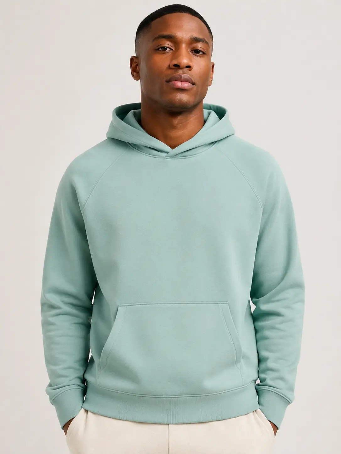 Men's Oversized Fleece Hoodie - Lightweight Knit, Crew Neck, Drawstring Pullover, Loose Fit, Fall/Winter Casual Wear, With Pockets, Adjustable Pull Cord, Cold Wash Compatible, Halloween/New Year Basic Sweatshirt