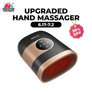 CINCOM Upgraded Hand Massager (BLACK), Cordless Hand Massager with Heat for Gifts, Mothers Day Gift, Mom Gift,summerwins summerwins