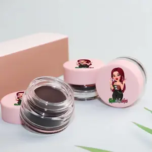 Brow Pomade Waterproof & Smudge-Proof Vegan Makeup with Creamy Texture for Natural-looking Textured Brows