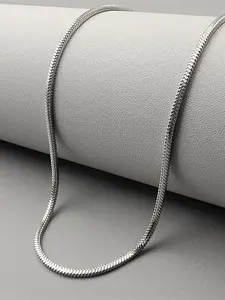 Elegant Silver Snake Chain Necklace – Timeless Style for Every Occasion