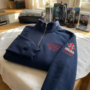 Resident Evil Umbrella Corps Quarter Zip, Embroidered Horror Game Shirt – FASTSHIPPING