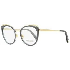 Roberto Cavalli Oval Eyeglasses RC5114 020 Gold/Transparent Gray 53mm 5114
