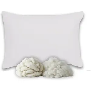 Wooly Collection | Wool & Down Feather Pillow | 60/40 Blend, 100% Cotton Shell