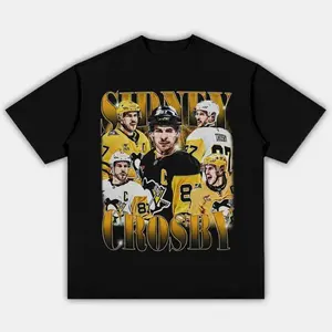 Sidney Crosby Pittsburgh Hockey T-Shirt, Sidney Crosby shirt, graphic t-shirts, Game Day Shirt, Pittsburgh Ice Hockey merch, men's clothing clothes merch, Gift For Him and Her
