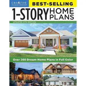 Best-Selling 1-Story Home Plans, 5th Edition: Over 360 Dream-Home Plans in Full Color (Creative Homeowner) Craftsman, Country, Contemporary, and Traditional Designs with More Than 250 Color Photos Paperback – September 7, 2021