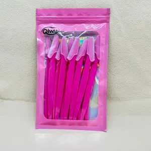 12-Piece Eyebrow Trimmer Set, Safe Packaging with Blade Protection Caps, Portable Facial Hair Removal Tool for Women, Beauty Essentials