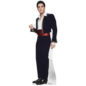 212 MAIN Life-Size Corrugated Cardboard Stand-Up Cutout - Advanced Graphics 841 Elvis Matador Print, 73x25 in Home Wall Decor for Living Room, Home Supplies Interior Decoration