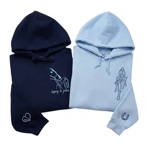 Custom Horse Hoodie from Picture – Western Horses Sweatshirt Embroidered, Horse Memorial Sweatshirt, Equestrian Gift