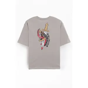 Brixton Men's Sword Boxed Cropped T-Shirt - Multicolor