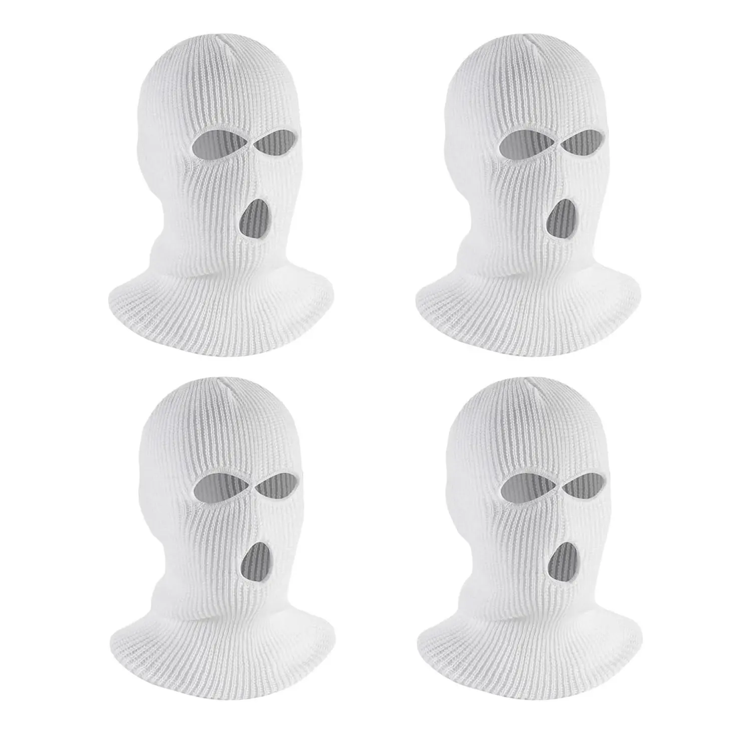 4PCS Funny Headrest Covers for Cars,Personalized Car Decor Headrest Cove,Universal Interior Car Accessories Ski Mask Head Rest Covers for Car Seat, Outdoor Sports Full Face Cover Ski Mask Warm Knit Balaclava