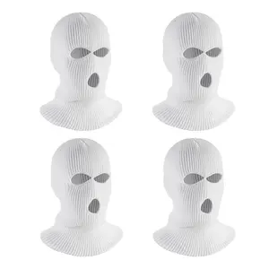 4PCS Funny Headrest Covers for Cars,Personalized Car Decor Headrest Cove,Universal Interior Car Accessories Ski Mask Head Rest Covers for Car Seat, Outdoor Sports Full Face Cover Ski Mask Warm Knit Balaclava