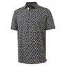 MAELREG Golf Shirts for Men Print Performance Moisture Wicking Dry Fit Print Collared Mens Polo Shirt Short Sleeve