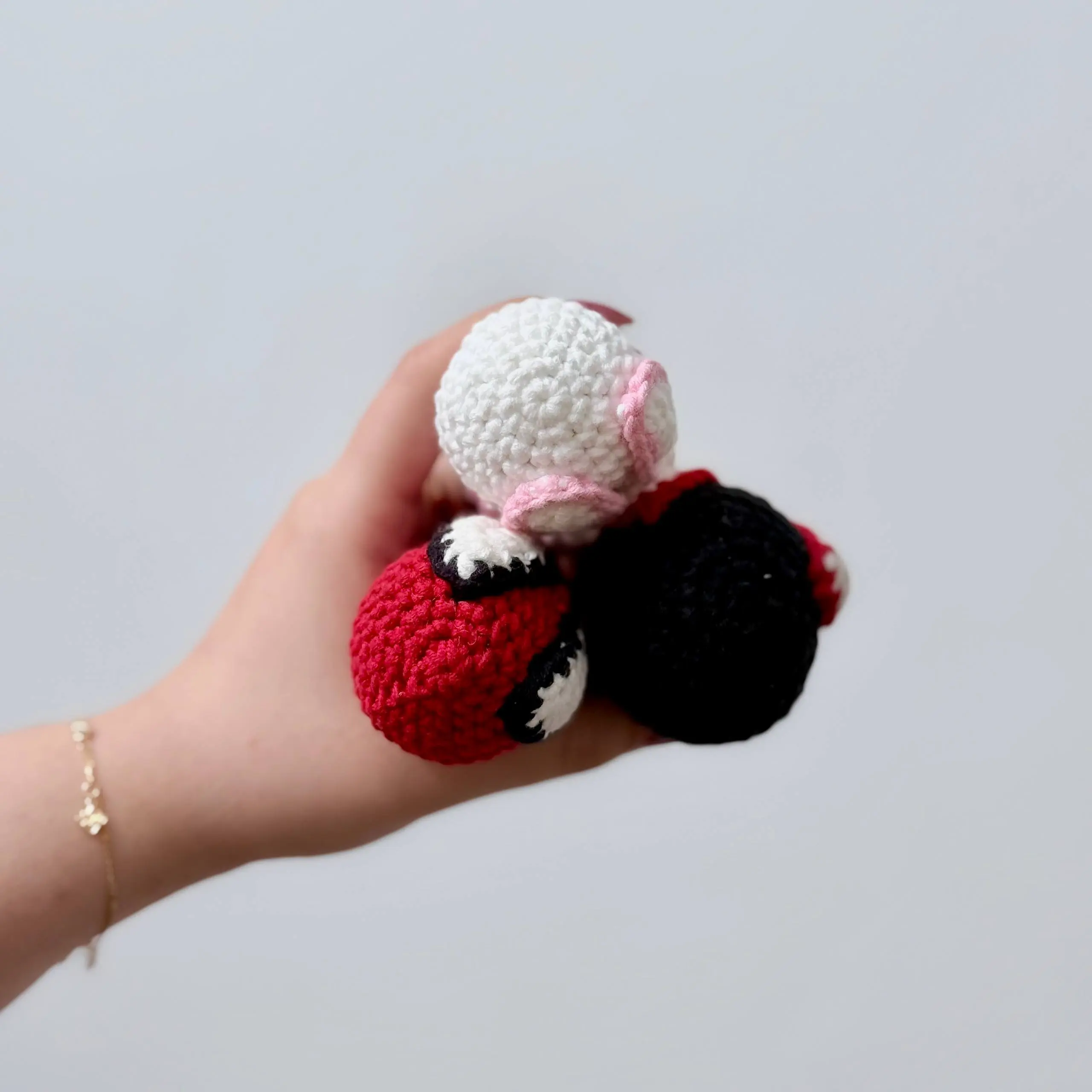 Crochet Car Hanger Handmade Rearview Mirror Hanger Inspired Amigurumi Plush Gift for Boyfriend Kids Comic Fan