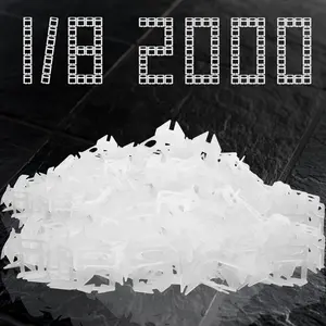 Tile Leveling System, 2000-Piece Tile Spacers Tile Leveling Tools, 1/8 Inch Tile Leveling Clips for Tiles and Stone Installation