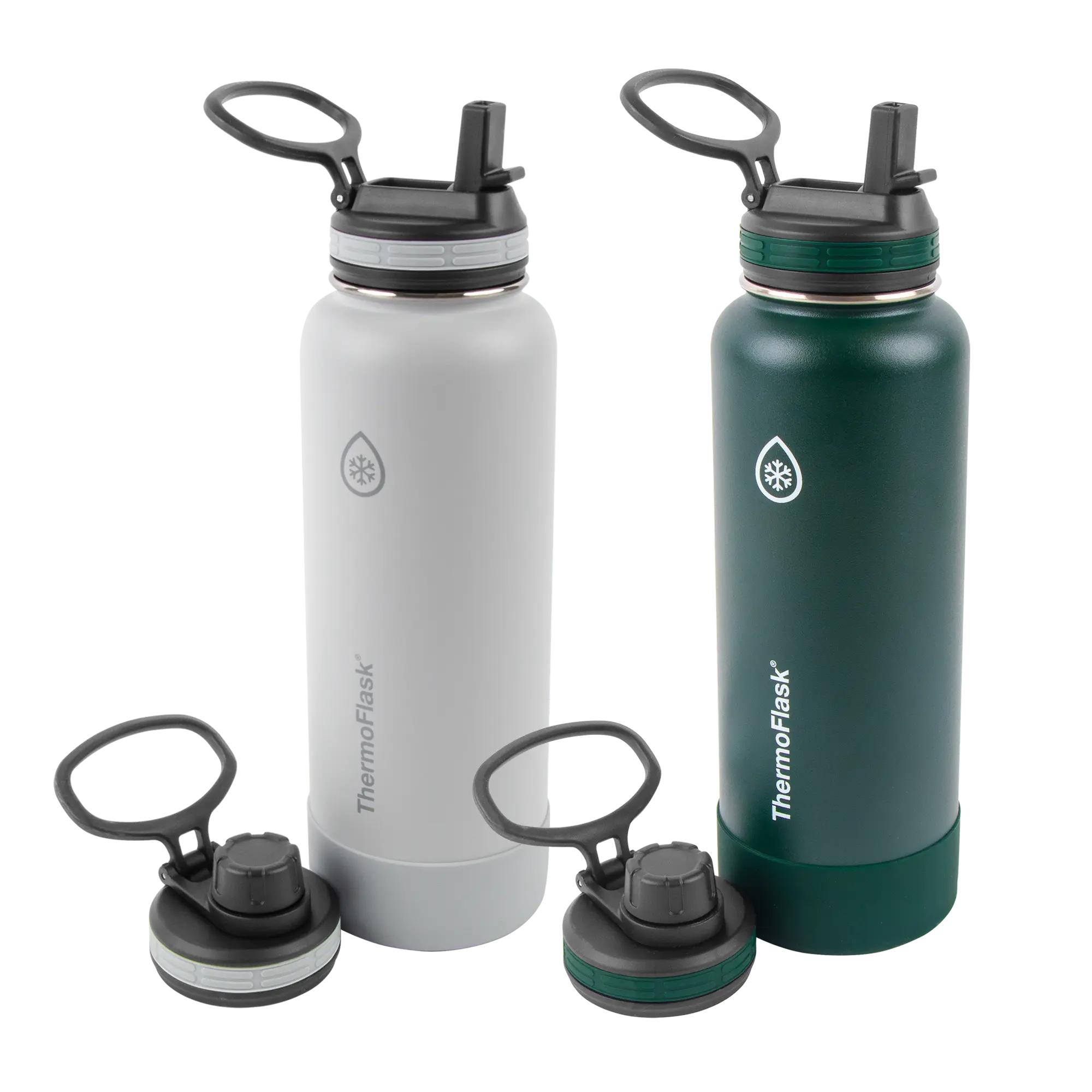 40oz Bottle 2 Pack w/ Four Lid Combo 40oz Bottle 2 Pack w/ Four Lid Combo