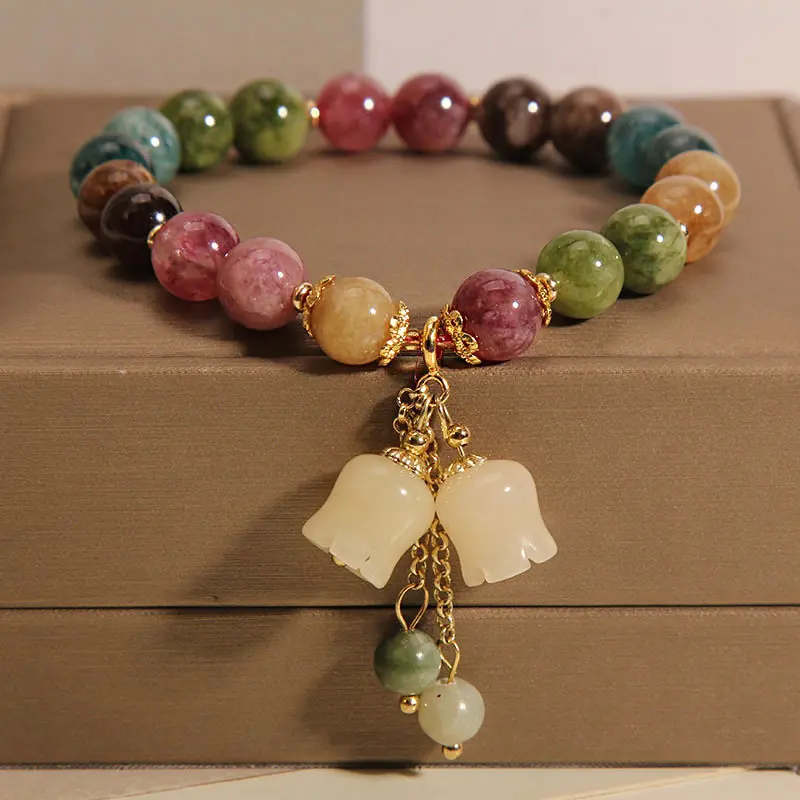 Ringflower and tourmaline bracelet