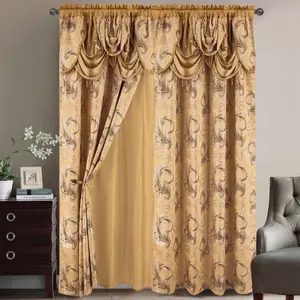 Double curtains for large windows