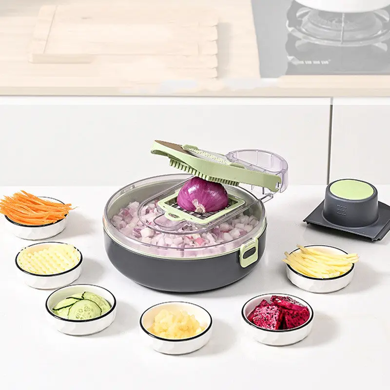 8-Blade Multifunctional Vegetable Slicer and Shredder
