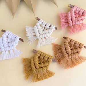 Handmade Macrame magnets Cotton Decor Boho Gift Friend