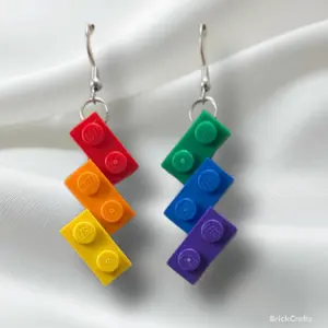 Triple ZigZag BrickCrafts Earrings