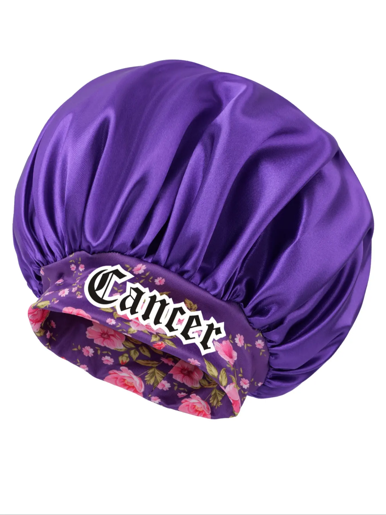 Women's Zodiac Flower Sleep Cap, Sleeping Bonnet, Casual Fitted Nightcap for All Seasons, Perfect Holiday Gift for Students, Ladies' Sleeping Hat Bonnets For Sleeping, Hair Cap For Sleep