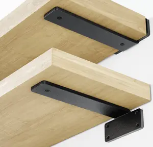 2x8" Heavy-Duty Hidden Floating Steel Shelf Bracket (US-Made)