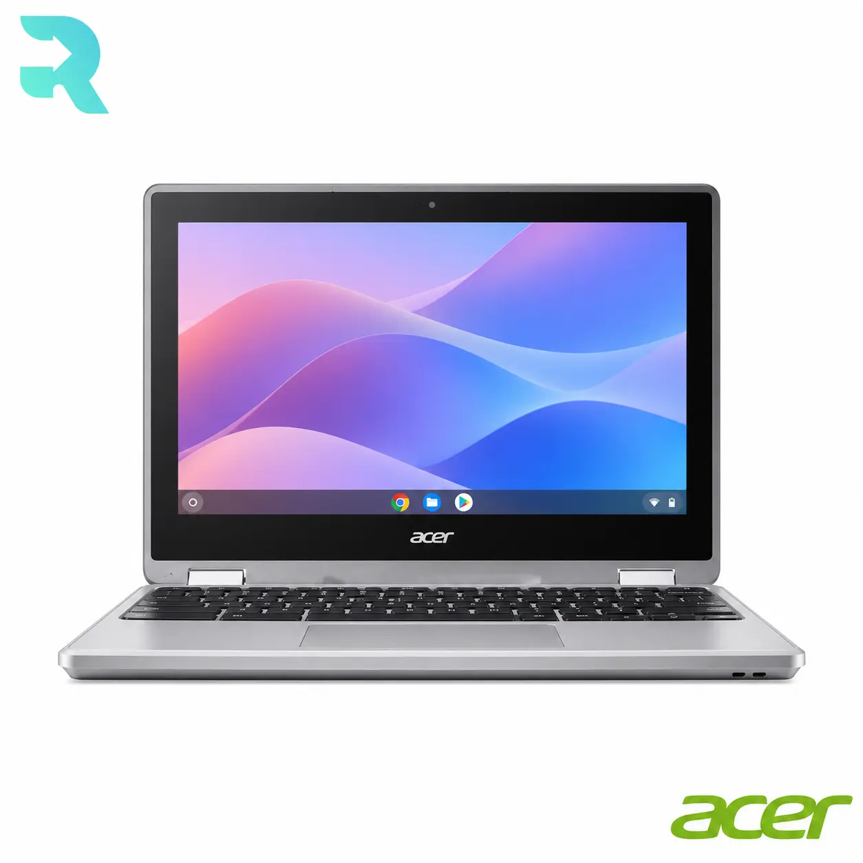 Refurbished Acer Chromebook Spin 11 R751TN Laptops - 11.6" Display, 4GB RAM, 32GB Storage, Silver, Excellent Condition