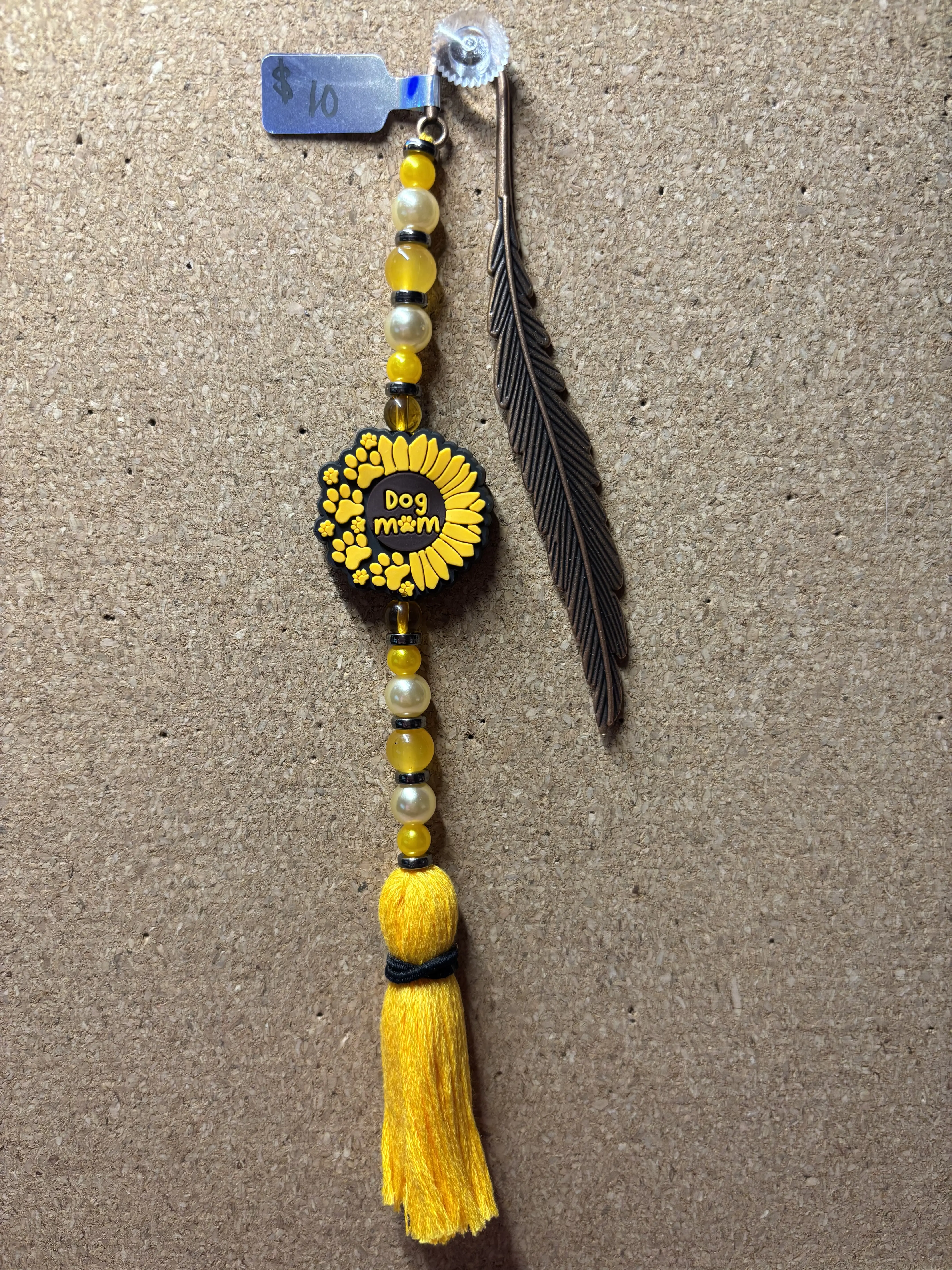 Dog Mom Beaded BookHook