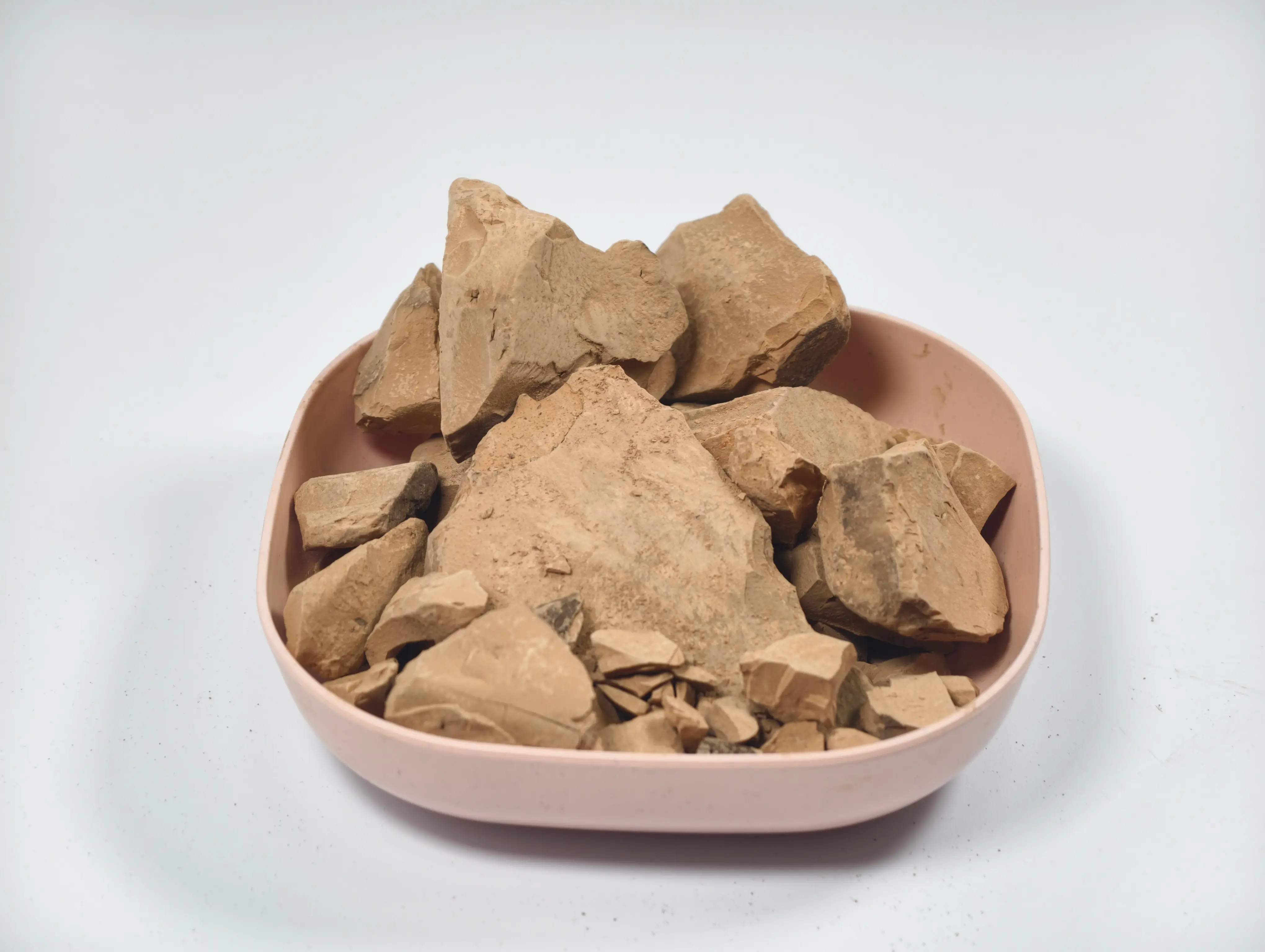 Natural Pure Kaolin Clay, Edible Food Grade, Chemical Free, Slightly Viscous Yellow-Brown, No Additives, 7oz 200g for Home Improvement & Garden Soil Use, Edible Clay
