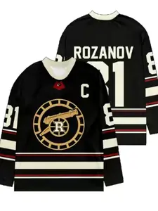 2026 New Heated Rivalry Hockey Jersey Sportwear Women Men Fashion Long Sleeves T-shirt Oversize V-neck Tshirt Men's Clothing Athletic Training Apparel