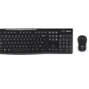 Logitech MK270 Wireless Keyboard and Mouse Combo for Windows, 2.4 GHz Wireless, Compact Mouse, 8 Multimedia and Shortcut Keys, 2-Year Battery Life, for PC, Laptop - Black