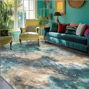 Soft and comfortable printed carpet, Vintage area rug, home decorative carpet, large living room carpet, entrance mat, bedroom carpet, bedside rug, suitable for various scenarios such as shopping malls, cafes